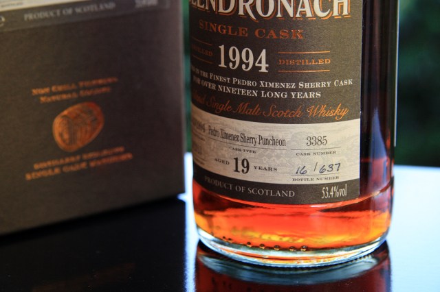 Glendronach 1994 - Label