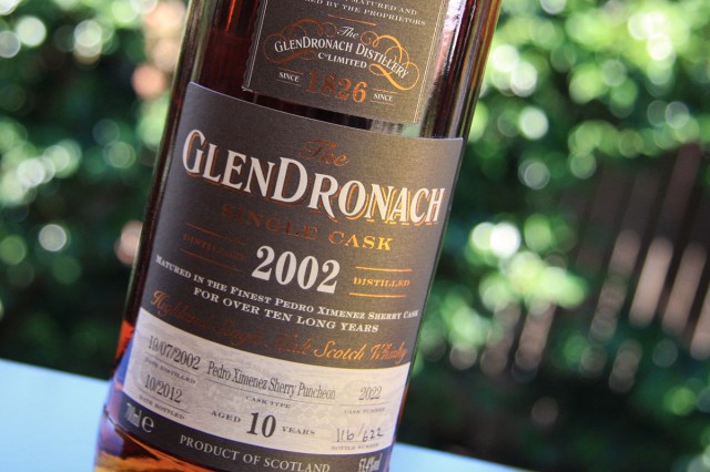 Glendronach 2002 label
